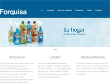 Tablet Screenshot of grupoforquisa.com